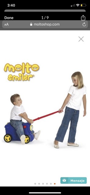 molto ride on suitcase